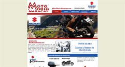 Desktop Screenshot of motomariomaracay.com