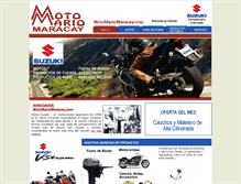 Tablet Screenshot of motomariomaracay.com